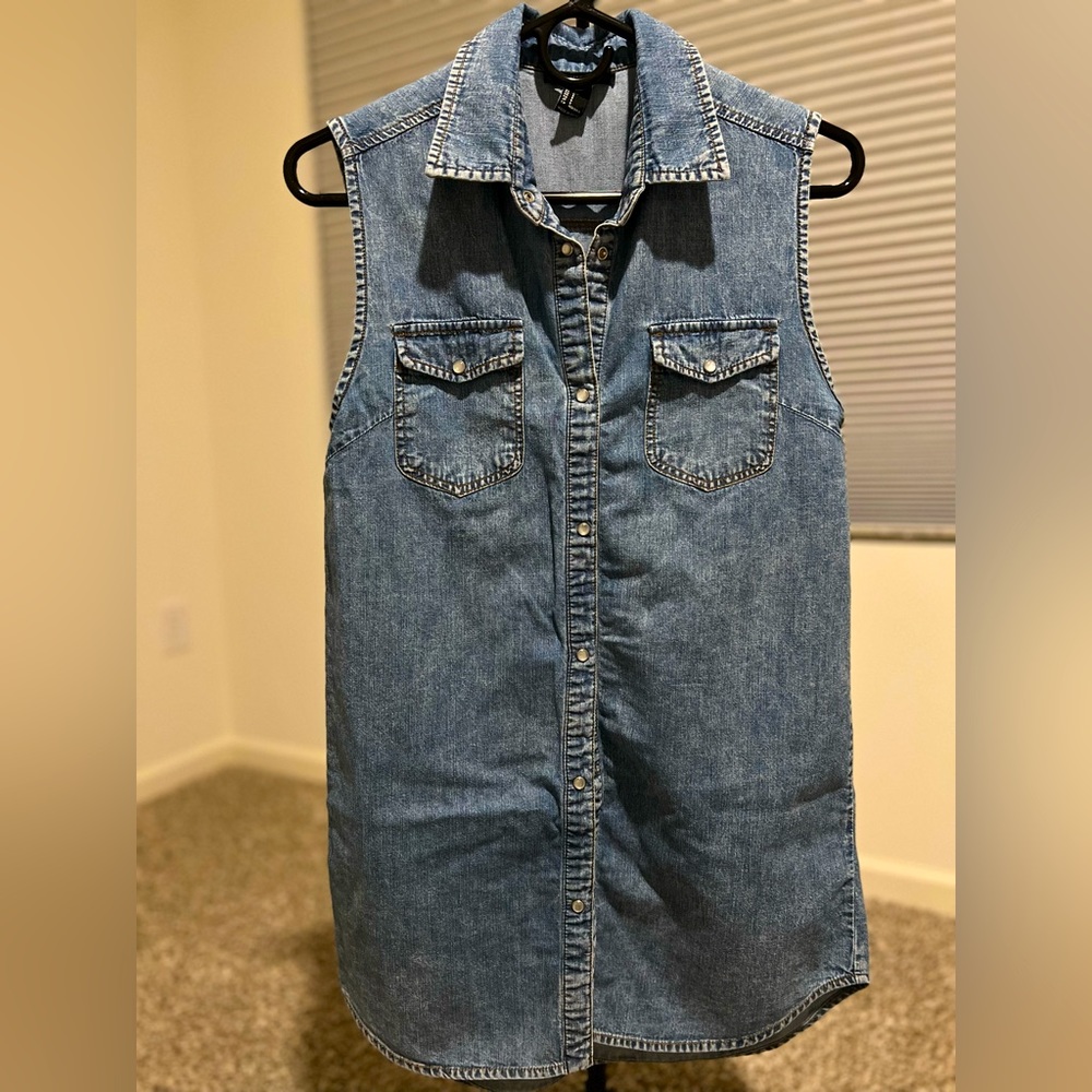 FOREVER 21 Denim Sleeveless